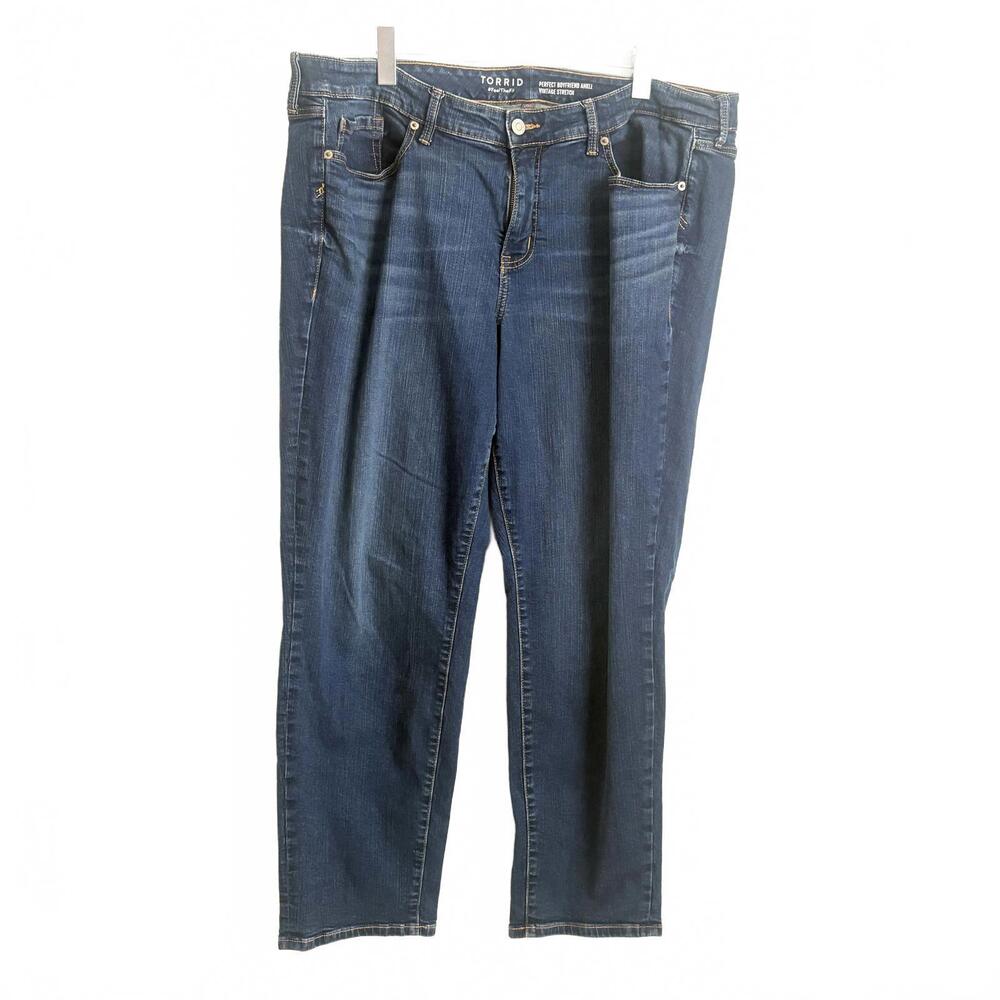 Torrid | Perfect Boyfriend Ankle Denim Jeans Vintage Stretch Size 20T